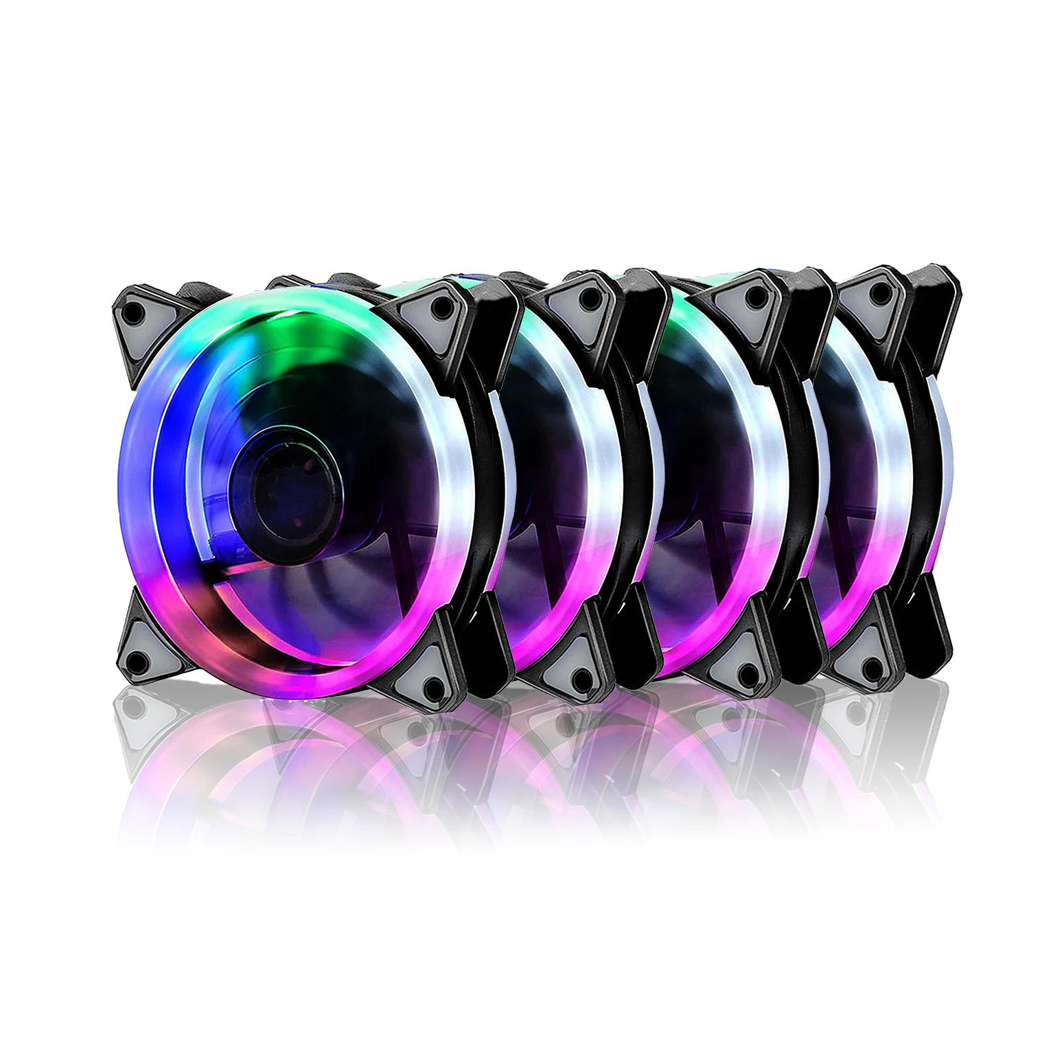 Cooling Fan 92mm LED Fan 92x92x25mm DC 12V Led Fan CPU GPU Computer Case Cooling Cooler 4PIN Temperature Control cooling fan