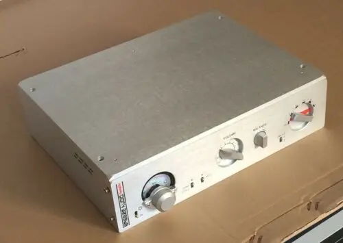 Шасси предусилителя/алюминиевый корпус Preamp Shell/VU metre amp enclosure(размер 320*83*246 мм