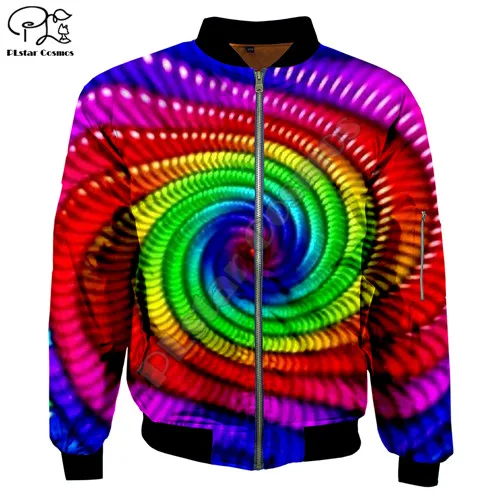 jacket Мужская куртка-бомбер с разноцветным 3D принтом, теплая куртка с длинным рукавом, Зимняя Толстая Повседневная куртка, унисекс, Harajuku, уличная одежда - Цвет: jacket