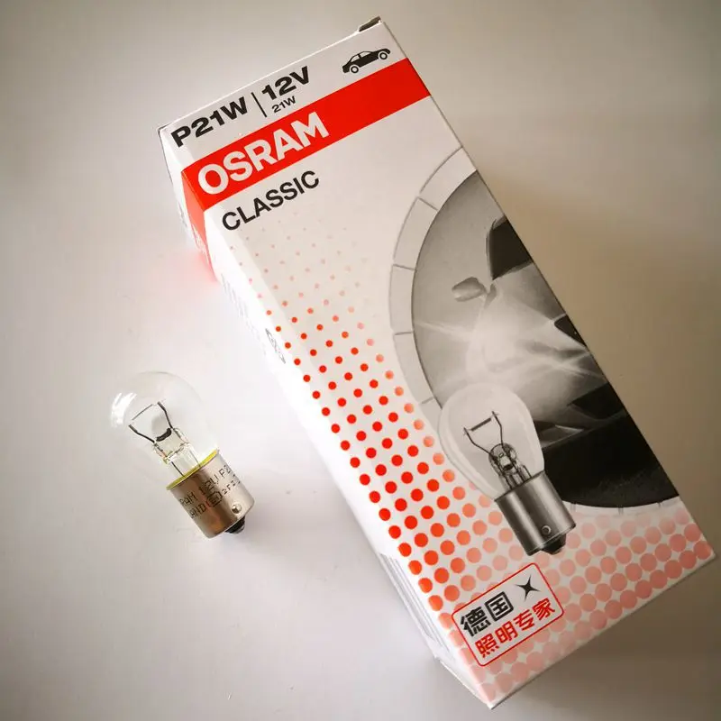 Osram автомобильный стоп-сигнал задняя фара задняя противотуманная фара P21/5 W 7528 двухпроводная двухъярусная кровать ноги 7506 выравнивание футов мононити