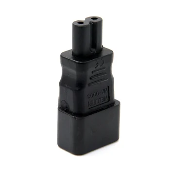 

Jimier Standard Molded IEC 320 C14 Socket to IEC C7 Plug AC Power Adapter Set UL Approved