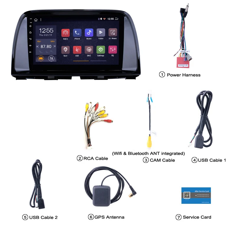 Excellent Android 9.0 car dvd For Mazda CX5 CX-5 CX 5 2013-2016 radio multimedia player stereo gps navigation 5