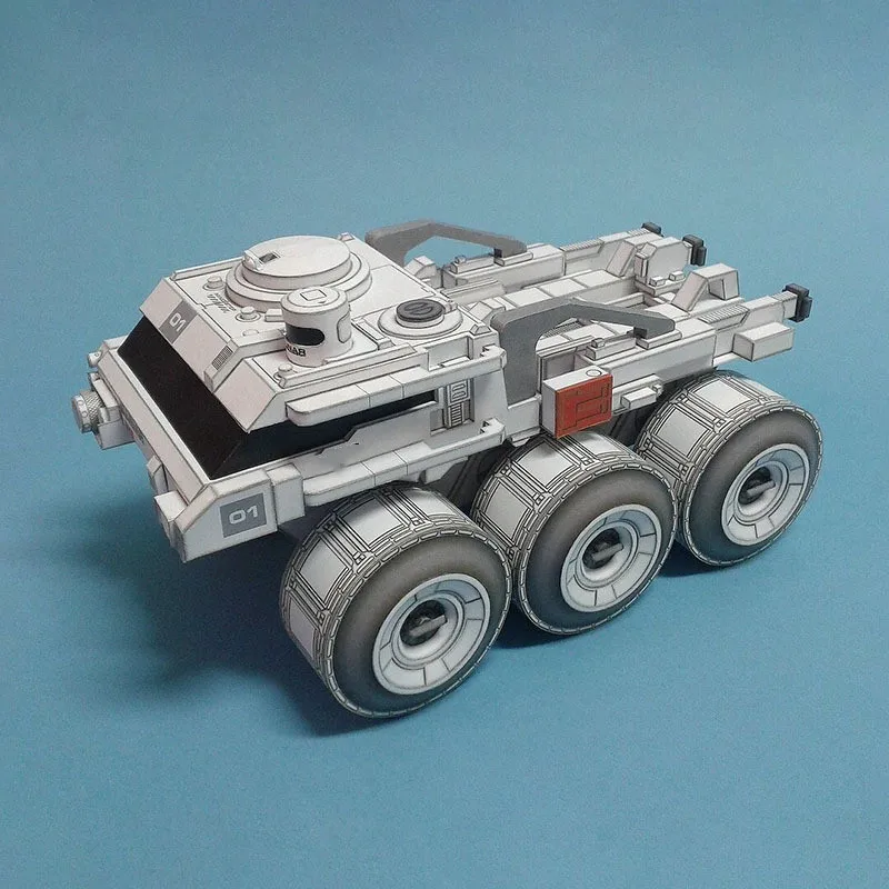 

DIY Paper Space moon buggy Model Assemble Hand Work Handmade decorate Toys Gift