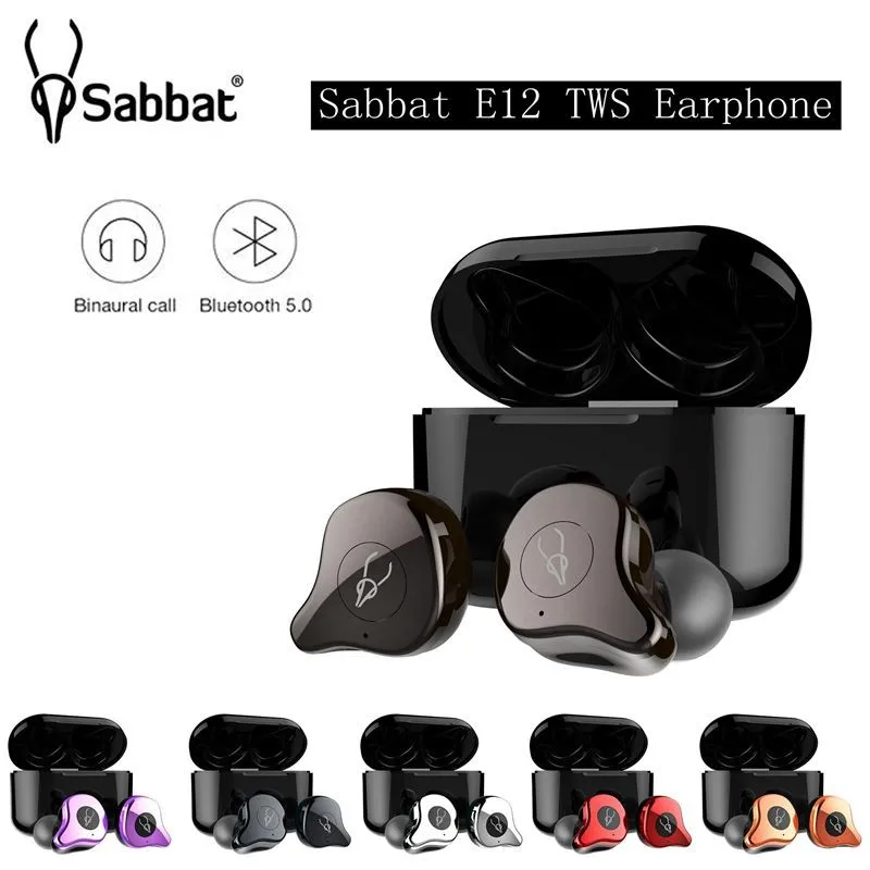 Sabbat E12 ultra TWS wireless Bluetooth in ear sports headset 5.0 auto pairing support aptx hifi | Электроника