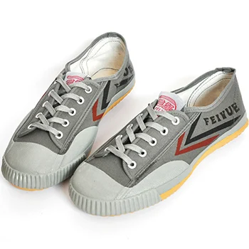 EUR Size 44 Серый классический кунг-фу обувь Feiyue кроссовки Тай Чи Кунг-фу тапочки для мужчин боевое искусство тхэквондо обувь для мужчин китайский кунг-фу обувь для женщин - Цвет: EUR Size 44