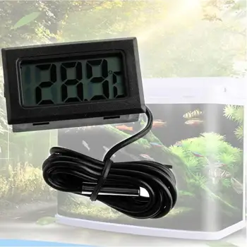 

Aquarium Digital Electronic Thermometer LCD Display Water Thermometer Meter For Fish Tank Temperature Probe Fridge Pool