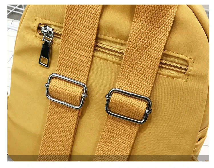 Backpack Women Small Teenage School Bag Fashion New High Quality Zipper Female Backpacks Double Belt Mini Shoulder Bags Travel