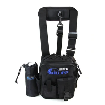 

Multifunctional Outdoor Fishing Tackle Bag Square W/ Kettle Pack Two-way Zipper Practical And Durable Wear Resistance