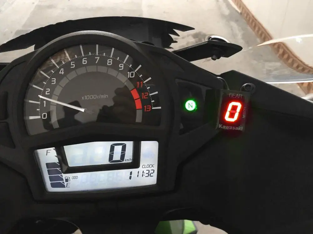  Waterproof Motorcycle Gear Indicator LED Display for Ducati Agusta Monster S2R ST3 S4R Superbike Su - 4000167733903