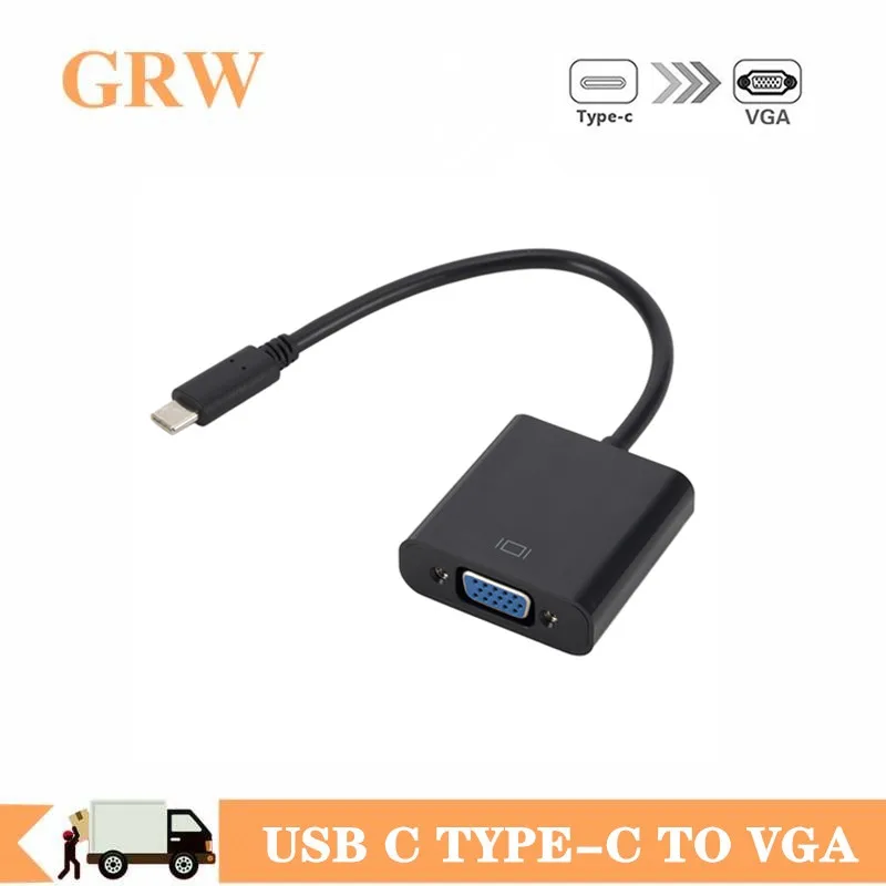 Адаптер кабель типа C Female Лидер продаж адаптер USB 3 1 VGA для Macbook 12 дюймов Chromebook