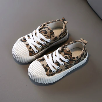 

Spring Autumn Kids Shoes Fashion Leopard Children Canvas Shoes Baby Girls Casual Shoes Running Breathable School Boys Sneakers