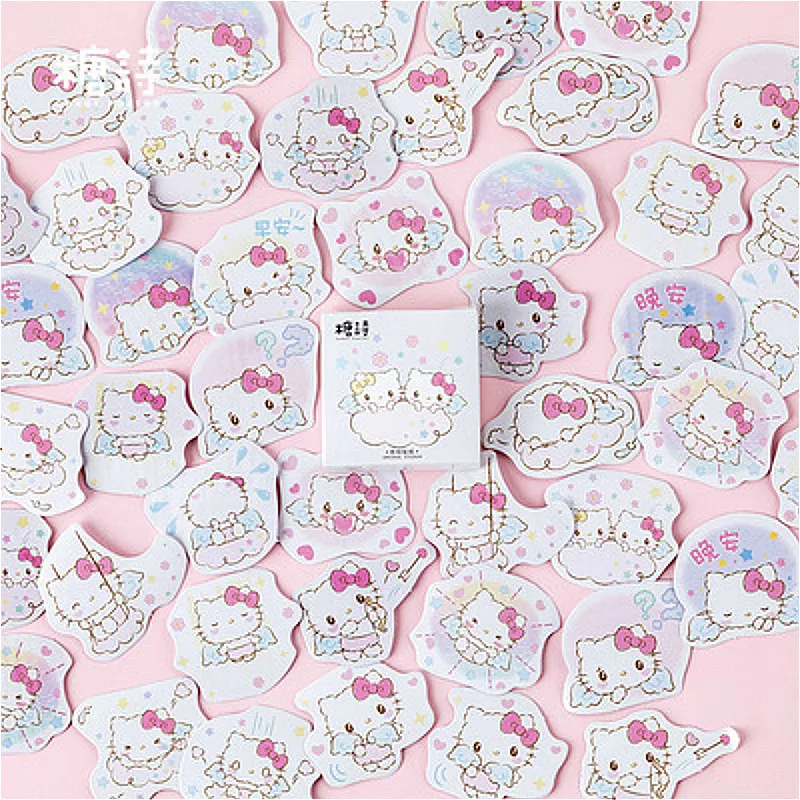 1pack Kawaii Katie Soft Sweets Memo Pad Plaids Lines Note Sticky Paper Stationery Planner Stickers Notepad School Supplies