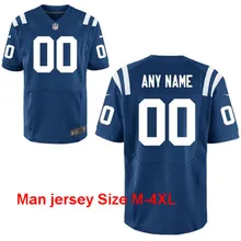 A+++ хорошие отзывы Персонализированные сшитые Индианаполис s Подгонянные любое имя и номер мужчины женщины молодежи дети Джерси