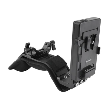

CAMVATE Padded Shoulder Mount With Frontward V Lock Mount Power Distributor Adapter & 15mm Railblock C2574