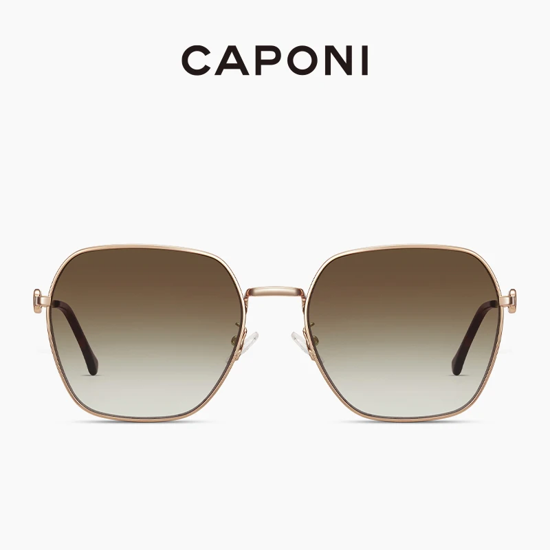 

CAPONI Fashion Women Sunglasses Luxury Brand Designer Sun Glasses For Female Trendy Gradient Lens Eyewear With Box Packing CP882