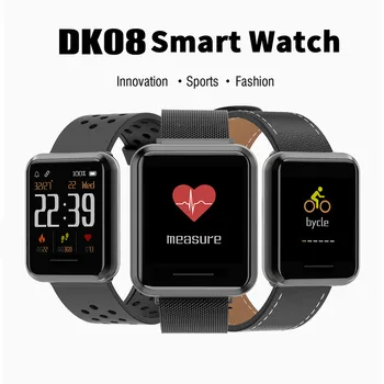 

#20 Smart Watch DK08 1.28 TFT Screen IP67 Message call reminder Heart rate monitor Waterproof Smartwatch For IOS Android