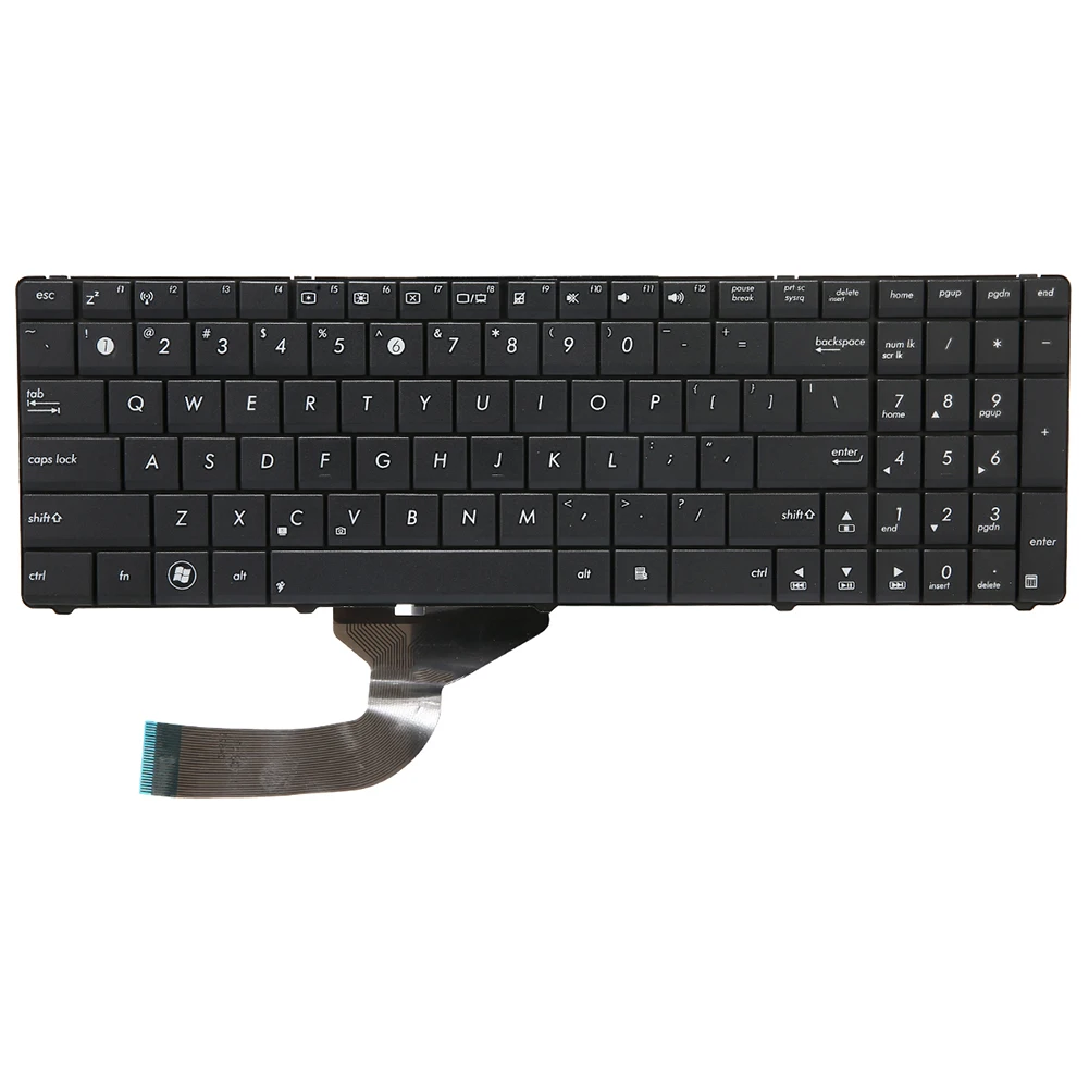 Замена клавиатуры Клавиатуры Стандарта США черный цвет ноутбука для ASUS K53U K53Z K70 K53