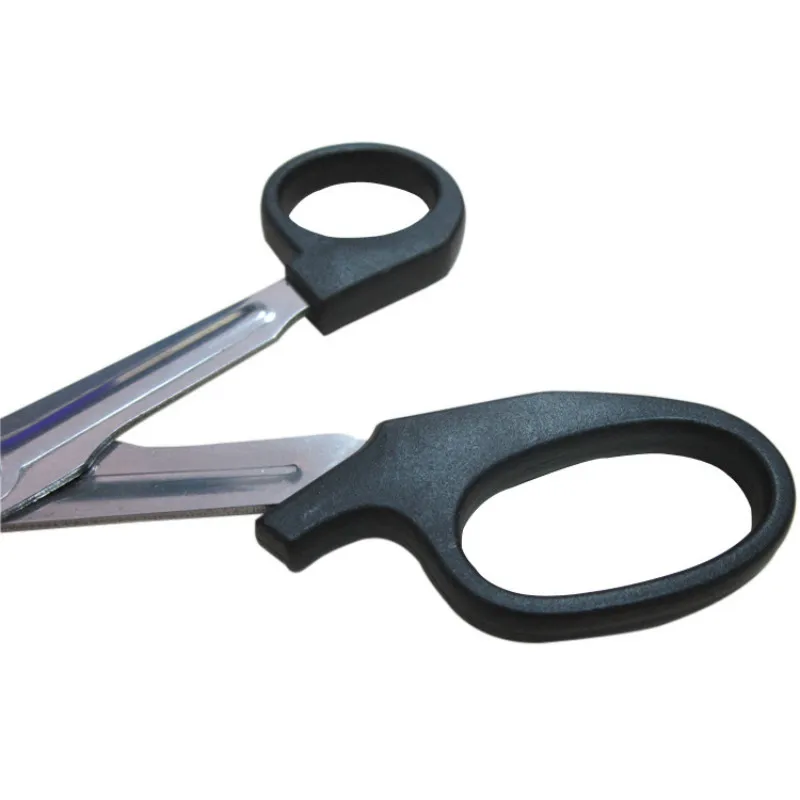 Medical Bandage Scissors Stainless Steel Serrated Scissors Outdoor Paramedic Bandage Tijera Rescate Safety Tool