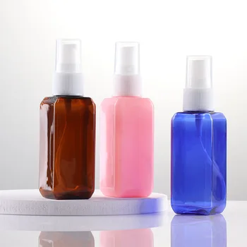 

1PC Portable Travel Transparent Plastic Perfume Atomizer Small MIni Empty Spray Refillable Bottle toner lotion spary bottle