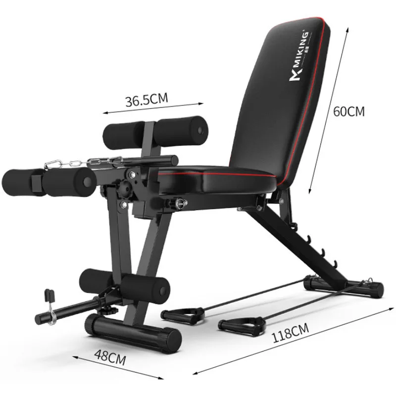 - Foldable Fitness Stool Dumbbell Bench Household Indoor Training Equipment Adjustable Sit Up Benches Abdominal Exercise Training