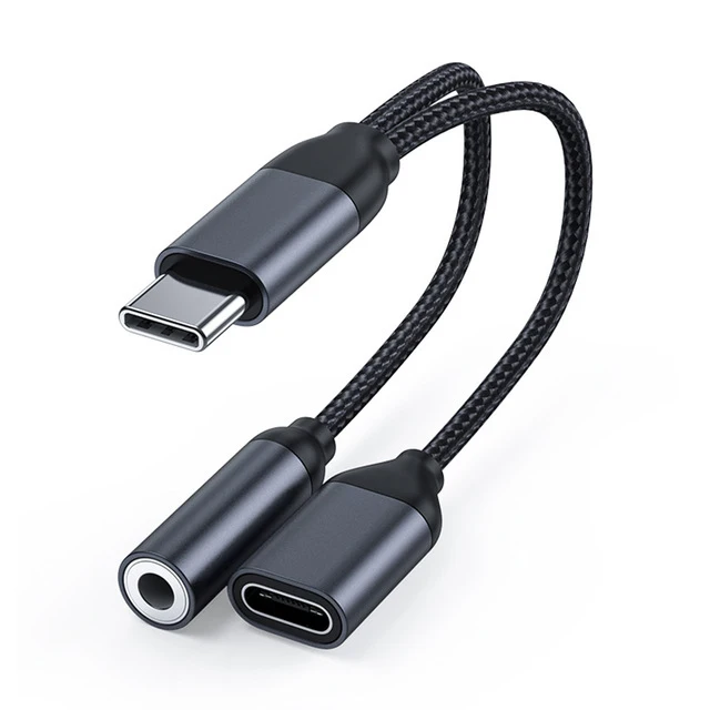 Новый Тип C конвертер USB док станция с к кабелю для подключения внешних устройств 3 5 мм аудио наушники адаптер