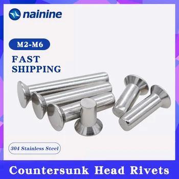 

GB869 M2 M2.5 M3 M4 M5 M6 304 Stainless Steel Flat Countersunk Head Solid Rivet Self Plugging A127