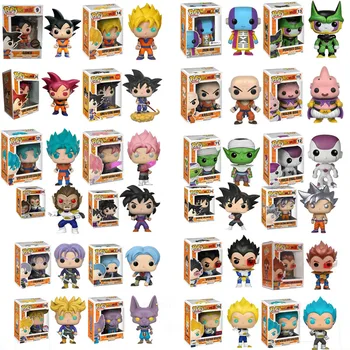 

2020 Funko Pop Original Mini Dragon Ball Anime Super Saiyan Model Toys Collection 2019 Action Toy Figures Children Toys