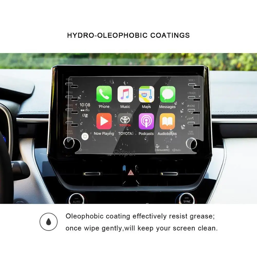 Car Navigation Screen Protector For Corolla/C-HR 2019 2020 8 Inch Central Control Display Auto Interior Stickers | Автомобили и
