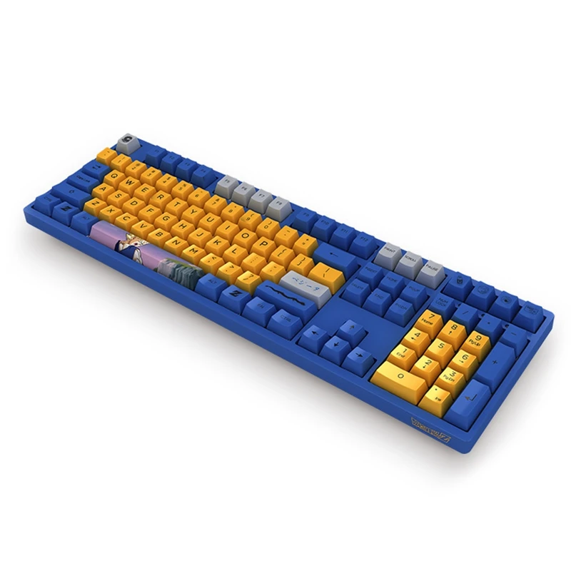 AKKO 3108 V2 Механическая игровая клавиатура DragonBall Z Vegeta 108 Key Dyesub PBT Keycaps Cherry MX