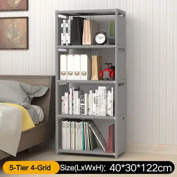 

New 7-Shelf Bookcase Book Shelves 5-Shelf Bookshelf Storage Bin Books Display Shelving Unit Organizer 5-Shelf Storage Shelves