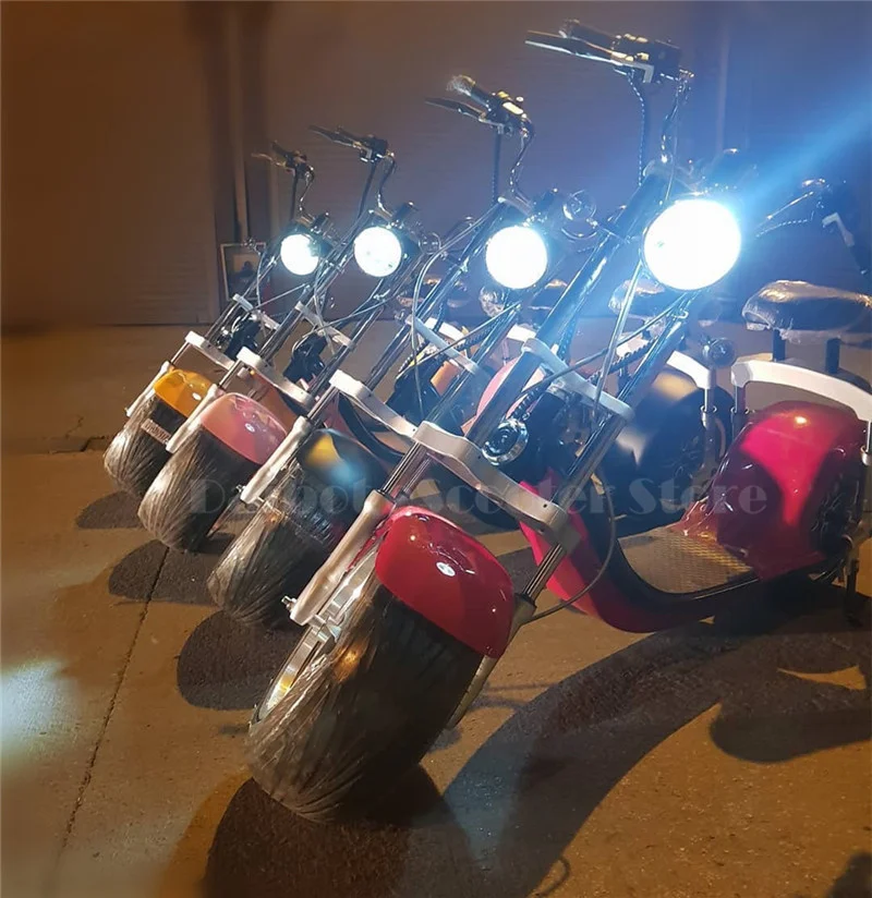 Daibot Electric Scooter Harley Citycoco Two Wheels Electric Scooter 60V 1500W Electric Scooter Motorcycle For Adults             (1)