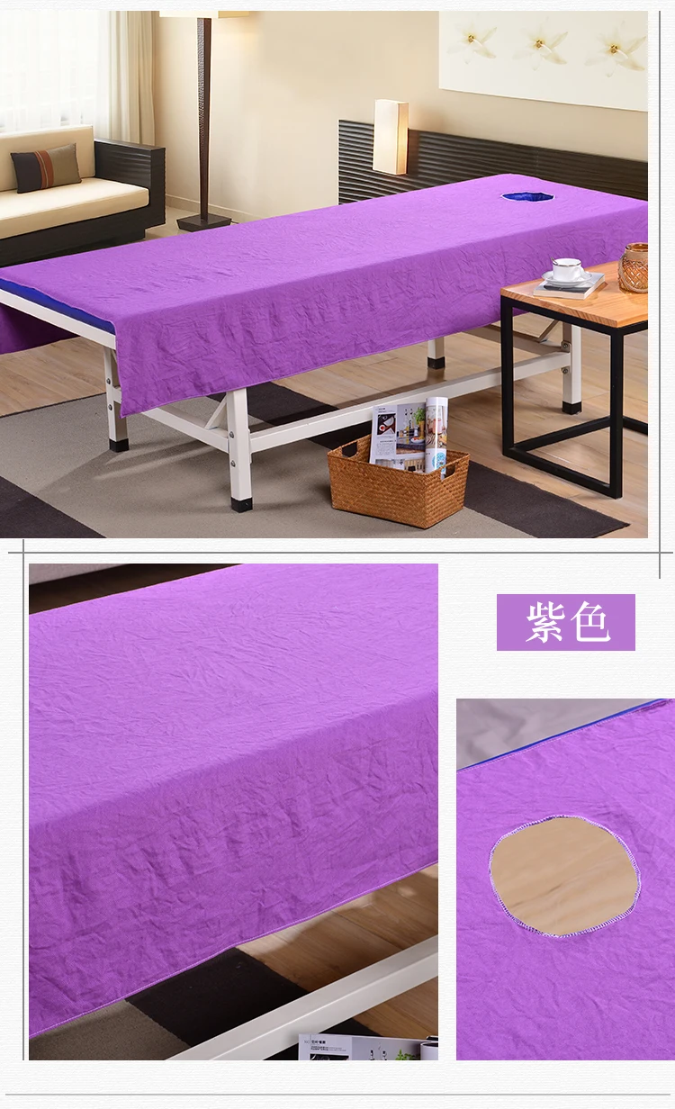 Yaapeet, 80 см* 190 см, простыни для салонов, спа-массаж, лечение, полиэфирное листовое покрытие для стола с отверстием для массажа, косметическая кровать