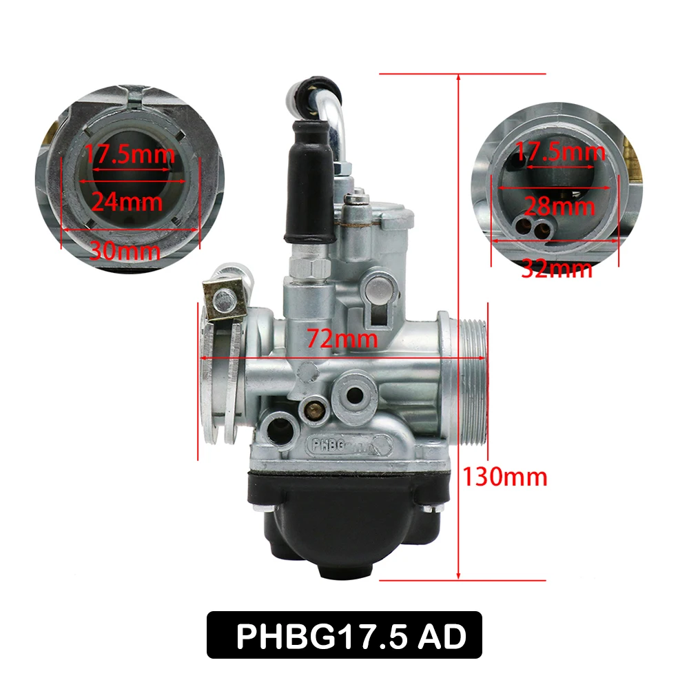 Карбюратор ZSDTRP PHBG КАРБЮРАТОР 17 5 мм 19 детали для мотоцикла phbg17 PHBG19 .5 AD|Карбюратор| |