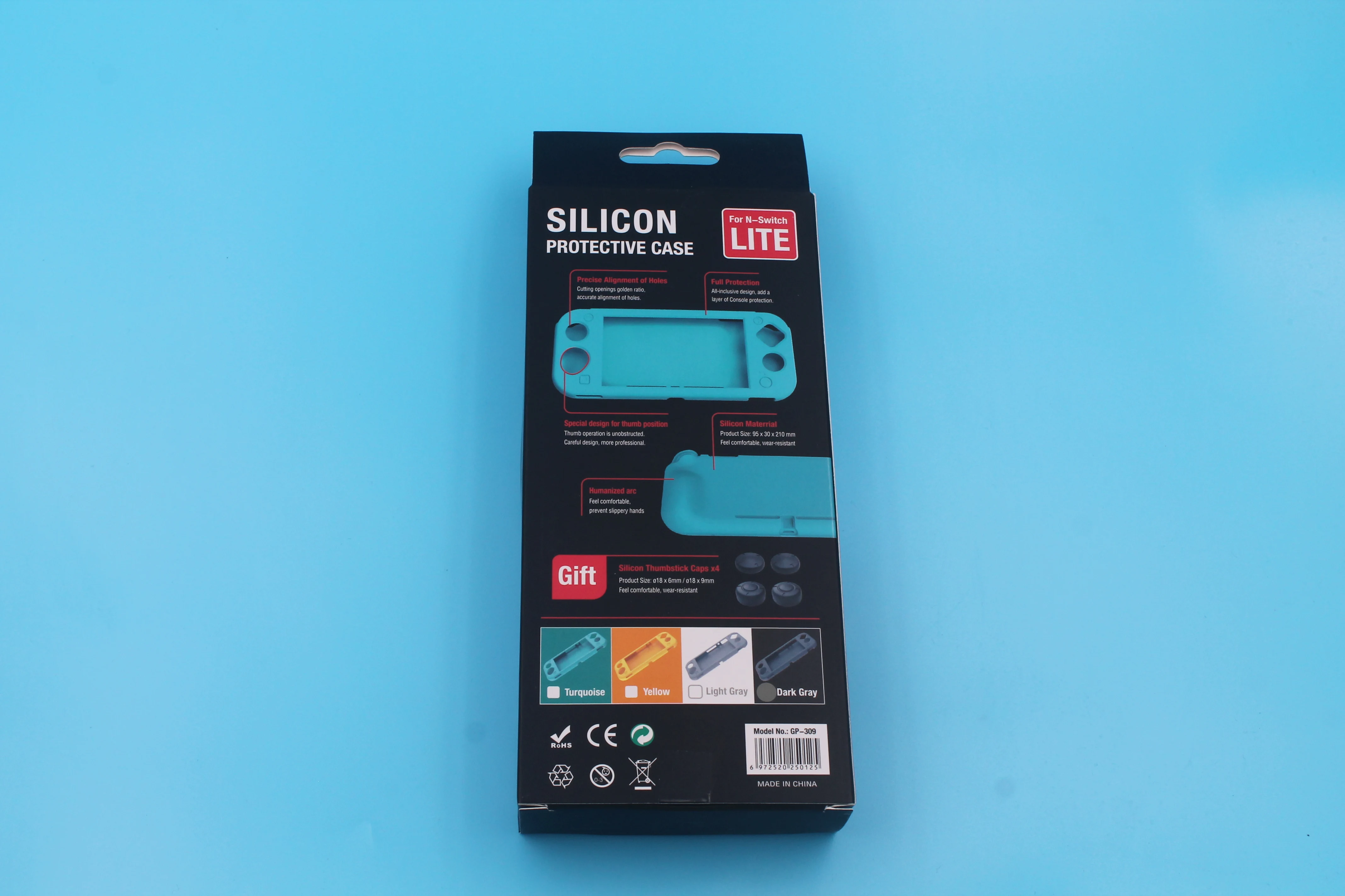 Силиконовый чехол для nyd Switch Lite защитный чехол Чехол игровой джостик колпачки для NS Lite мини консоль