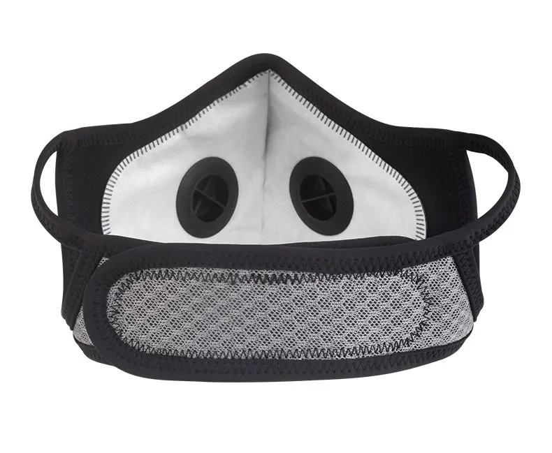 Batfox Biking Mask Carbon With filter PM2.5 Breathable Cycling Trainning Mask Women Men Anti Pollution Dustproof Sport Face Mask