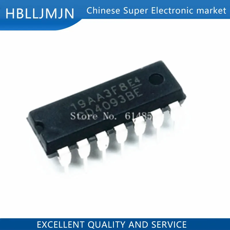 20 шт. CD4093 CD4093BE HCF4093BE DIP CD4093BD | Электронные компоненты и принадлежности