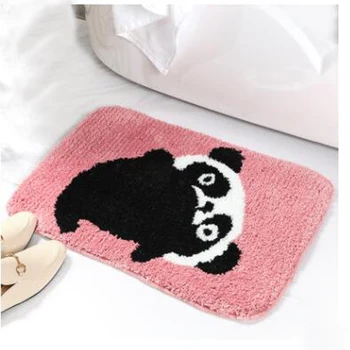 

60*40CM Household Bathroom Anti-slip Bath Mats Rug Cute Cartoon Washable Microfibre Bathroom Antibacterial Anti Mould Floor Mats