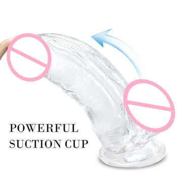 Ig Realistic Soft Dildo Xxl Giant Penis Sex Toys for Couple Men Women Vagina Masturbation Fake Dick Suction Cup Adults Products 3