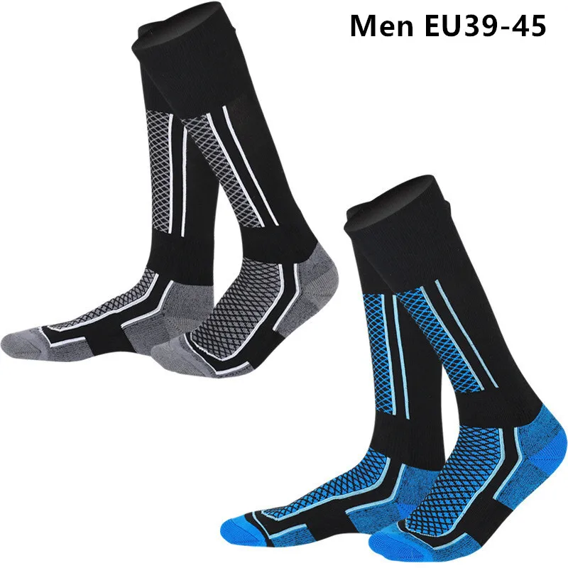 Winter Men Women Thermal Ski Socks Thicker Sports Snowboard Stockings Hiking Soccer Socks High Elastic Thermosocks ski socks