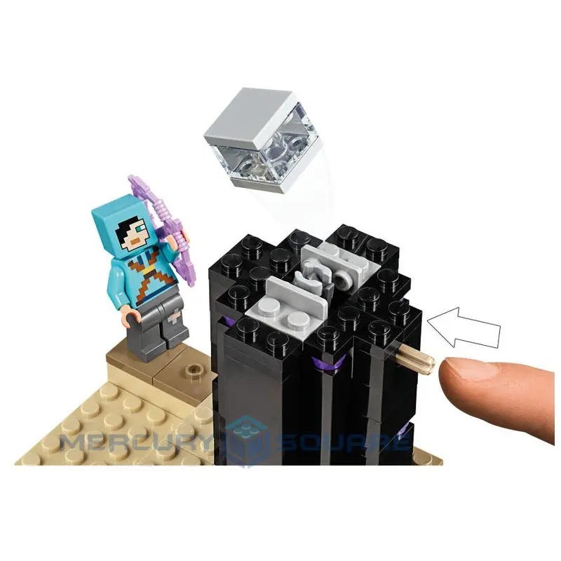 End Battle Building Blocks With Ender Dragon & Dragon Slayer Action Figures Compatible My World Bricks Set Gifts Toys 21151 End Battle Building Blocks With Ender Dragon & Dragon Slayer Action Figures Compatible My World Bricks Set Gifts Toys 21151