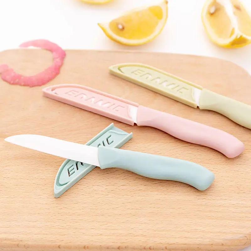 Vacclo милый нож для фруктов Керамический складной нож мини домашний нож вспомогательный нож для еды Открытый Кемпинг предметы первой необходимости