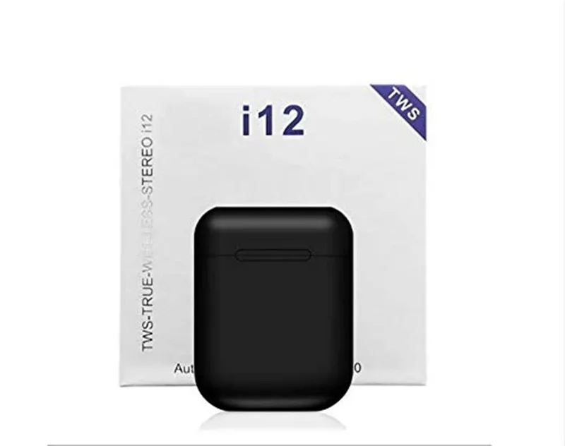 I12 TWS Bluetooth 5,0 беспроводные наушники мини наушники i12 с микрофоном для iPhone X 7 8 samsung S6 S8 Xiaomi huawei LG