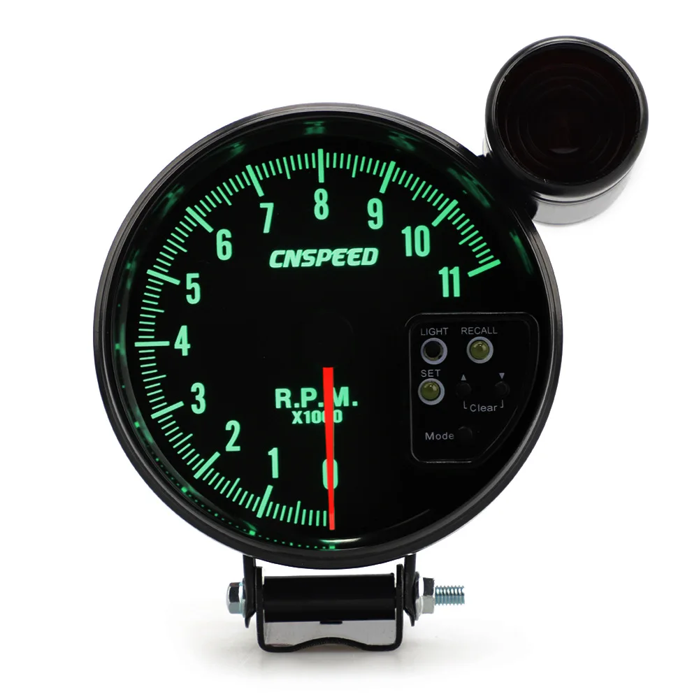 Лидер продаж автомобиля 12V изменение 5 дюймов Скорость ometer Универсальный семь цветов дай вращающаяся Скорость сигнальная лампа cn Скорость
