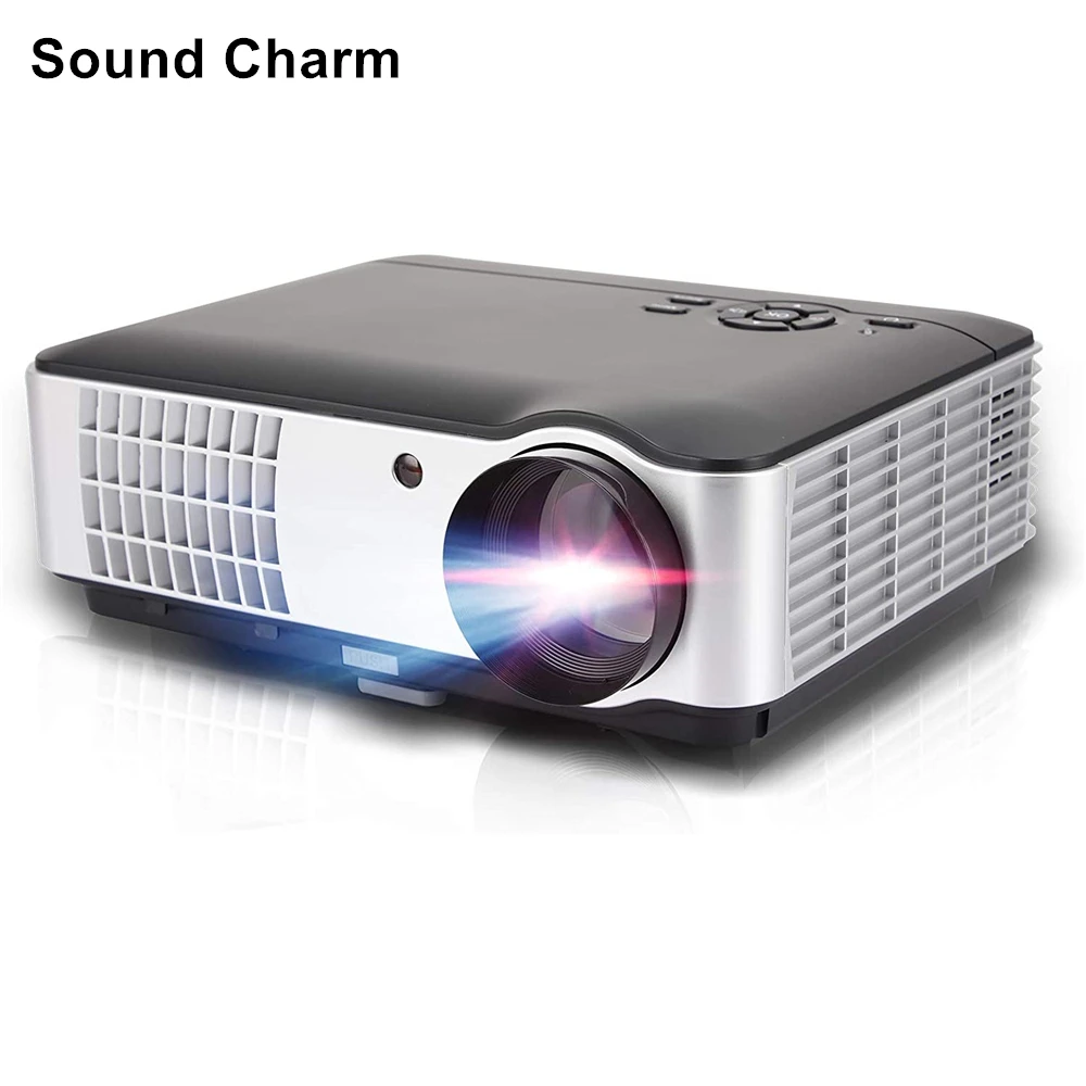 Новый портативный 3D проектор Full HD 1280x800 видеопроектор для домашнего кинотеатра