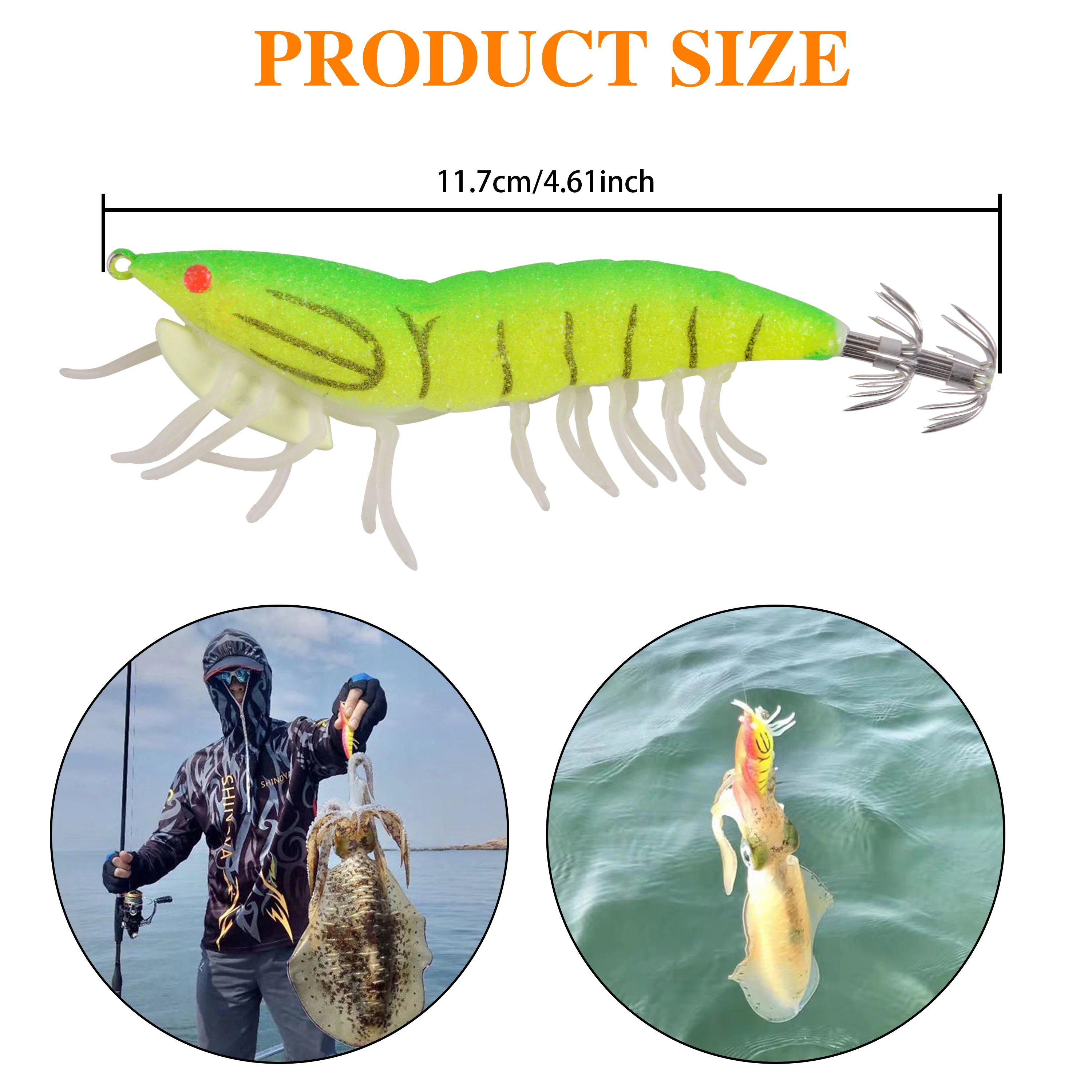 Silicone Shrimp Baits, Silicone Fishing Lure, Silicone Jigs Lures