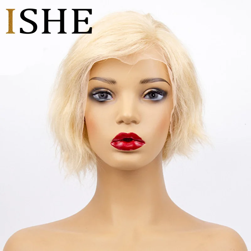 honey blonde short wig for black women1(1)