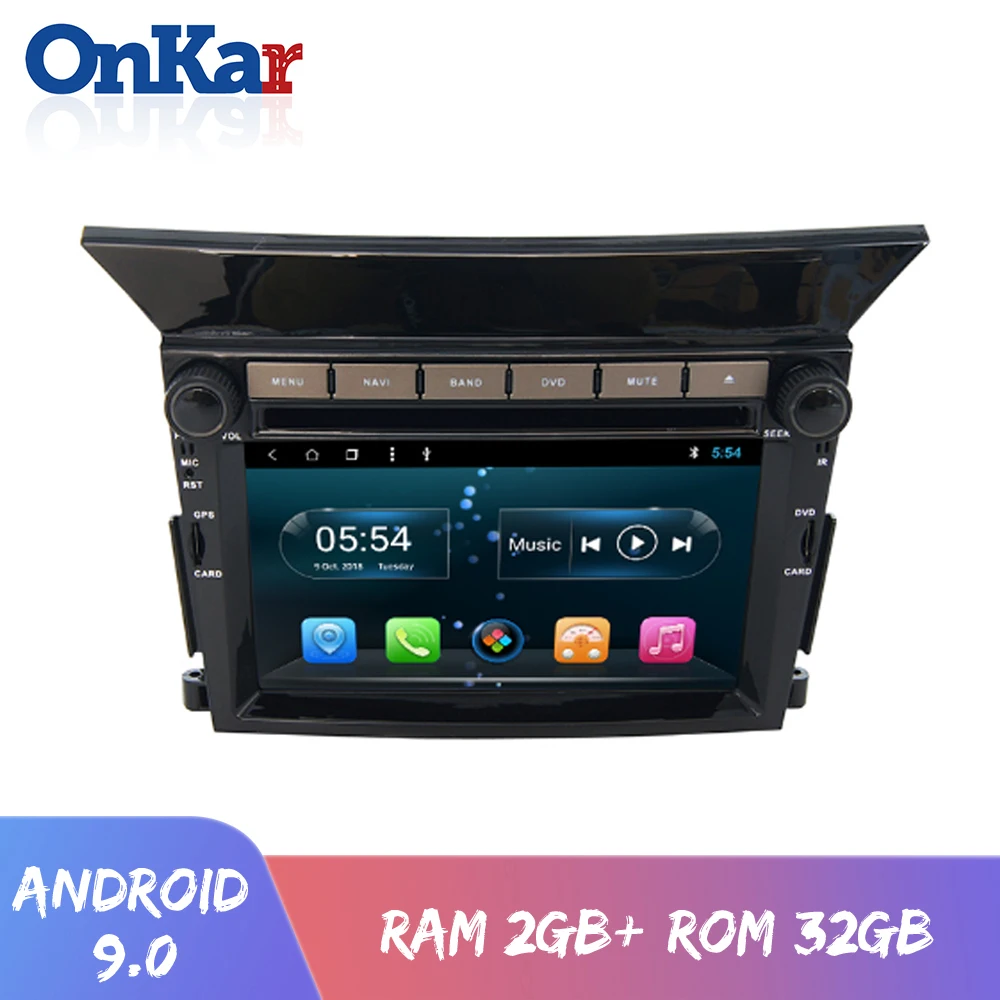 ONKAR 2 din android 9 0 dvd gps навигация для Honda Pilot 2009 2010 2011 поддержка cd плеер Авто радио