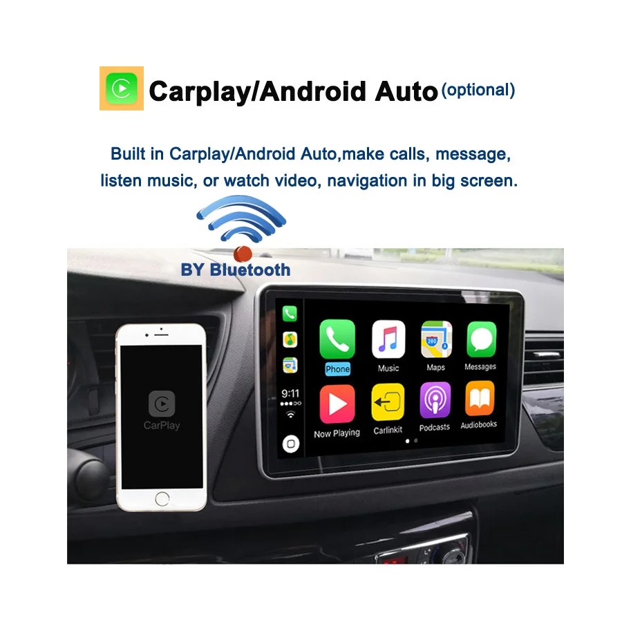 Автомобильный DVD плеер Carplay DSP PX6 IPS Android 10 4 Гб + 64 GPS карта WIFI Bluetooth RDS автомобильное