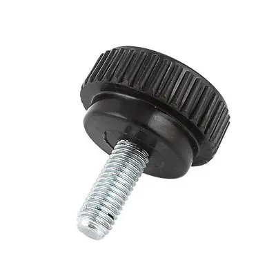

49mm Height 10x25mm Male Thread Screw on Design Straight Knurled Knob