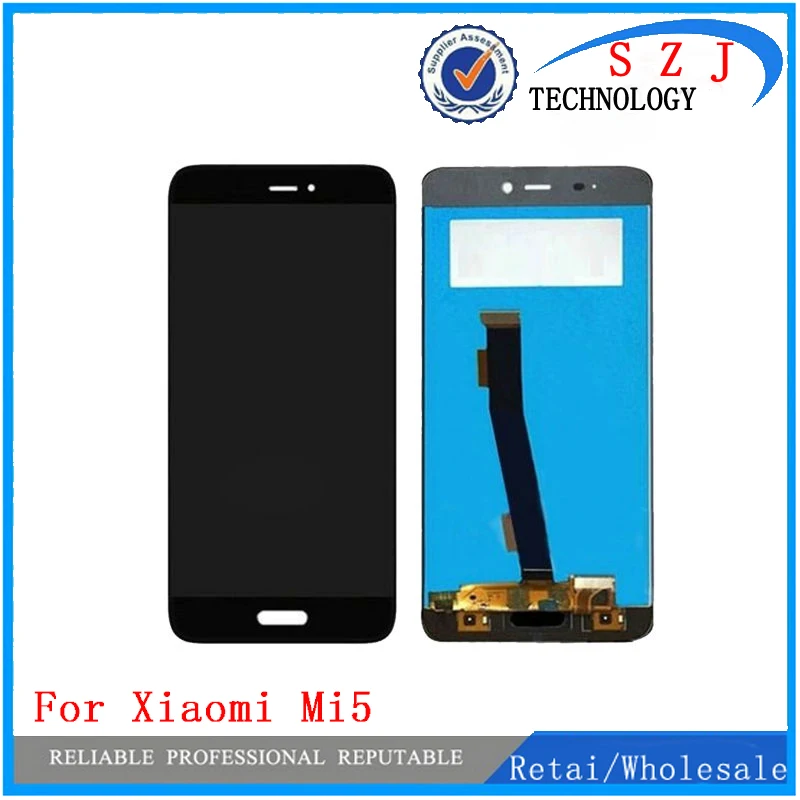 New Lcd Screen For Xiaomi Mi5 Lcd Display + Touch Panel Replacement For